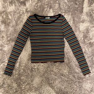 Longsleeve Striped Rainbow Shirt